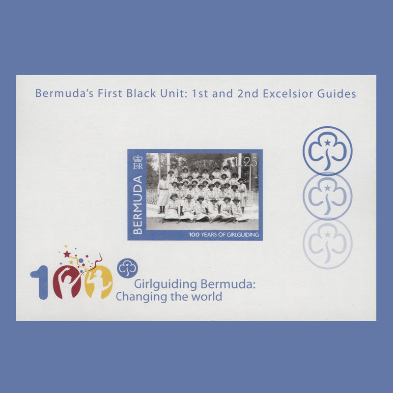 Bermuda 2010 Girl Guides Centenary imperf proof miniature sheet