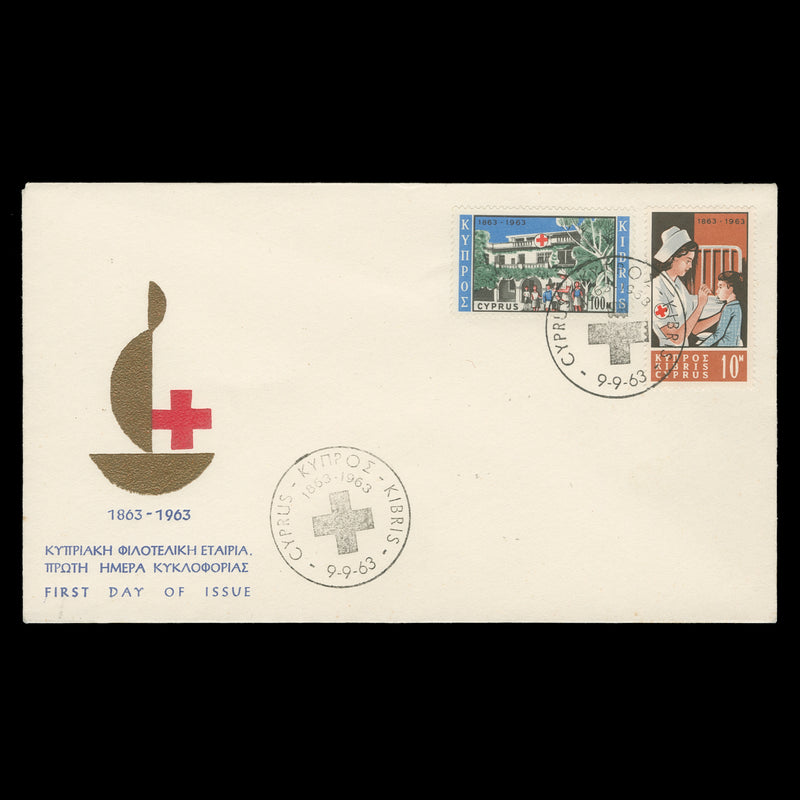 Cyprus 1963 Red Cross Centenary first day cover