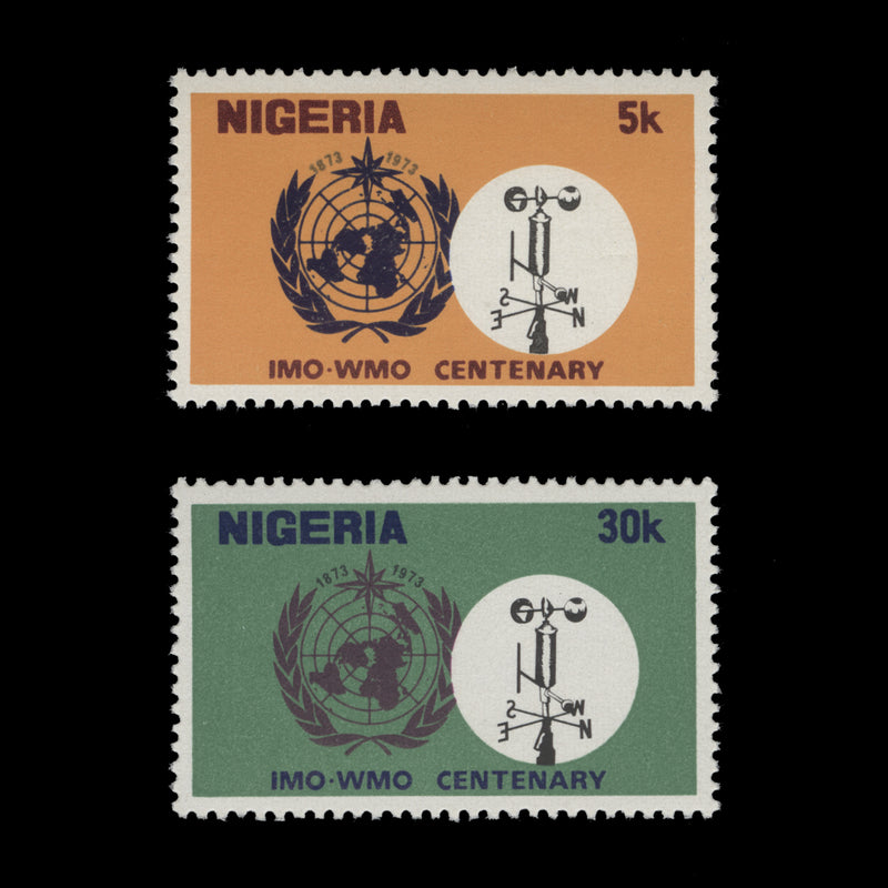Nigeria 1973 IMO/WMO Centenary set