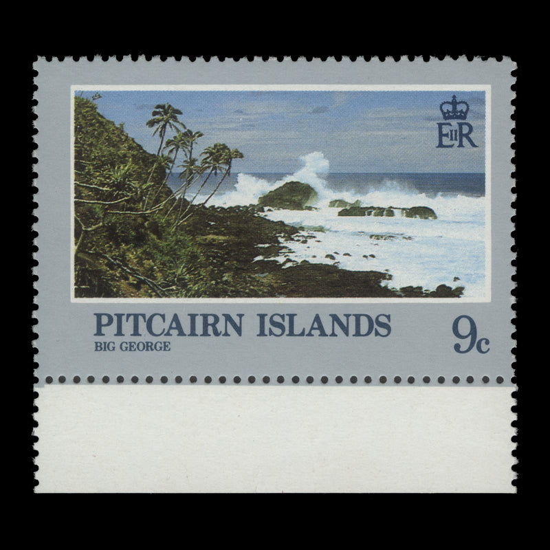 Pitcairn Islands 1981 (Variety) 9c Landscapes with watermark to right