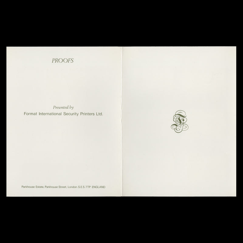 Tuvalu 1985 John J Audubon Birth Bicentenary proofs in presentation folders