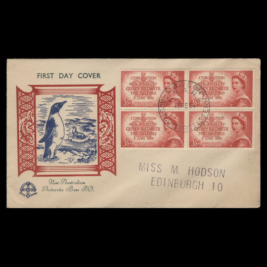 Australian Antarctic Territory 1954 Opening of Mawson Post Office cover
