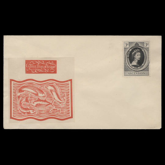 Ascension 1953 (FDC) 3d Coronation