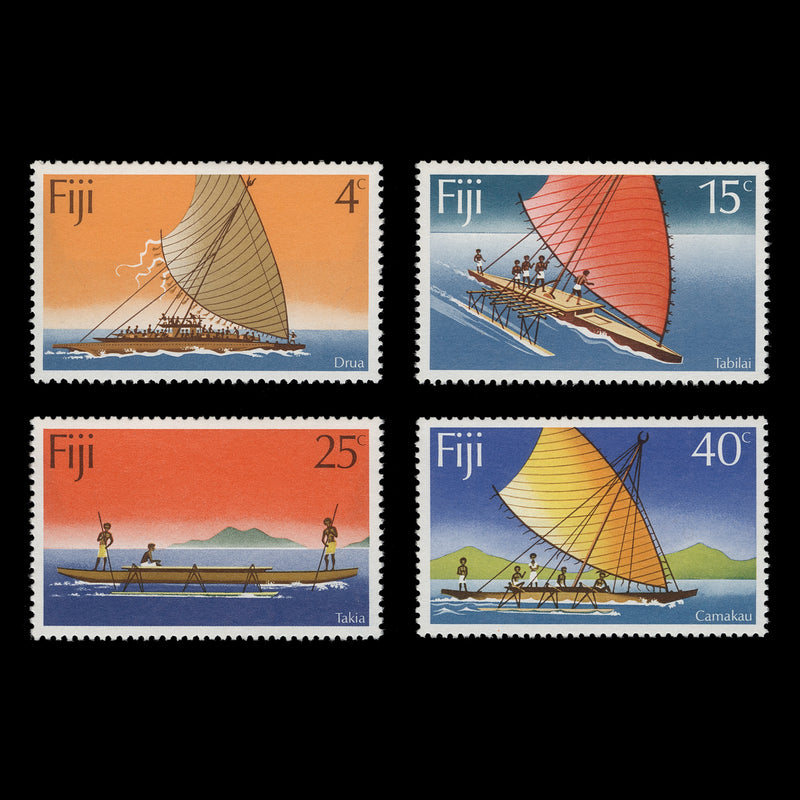 Fiji 1977 (MNH) Canoes set