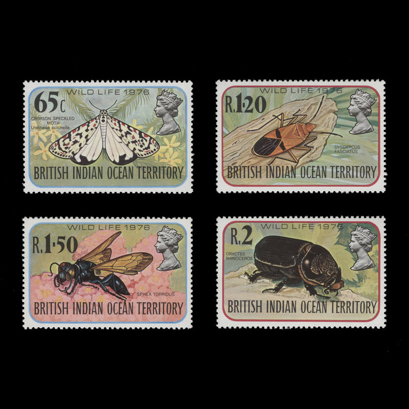 BIOT 1976 (MNH) Wildlife set