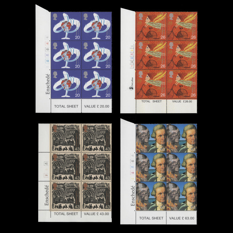 Great Britain 1999 (MNH) The Travellers' Tale cylinder blocks