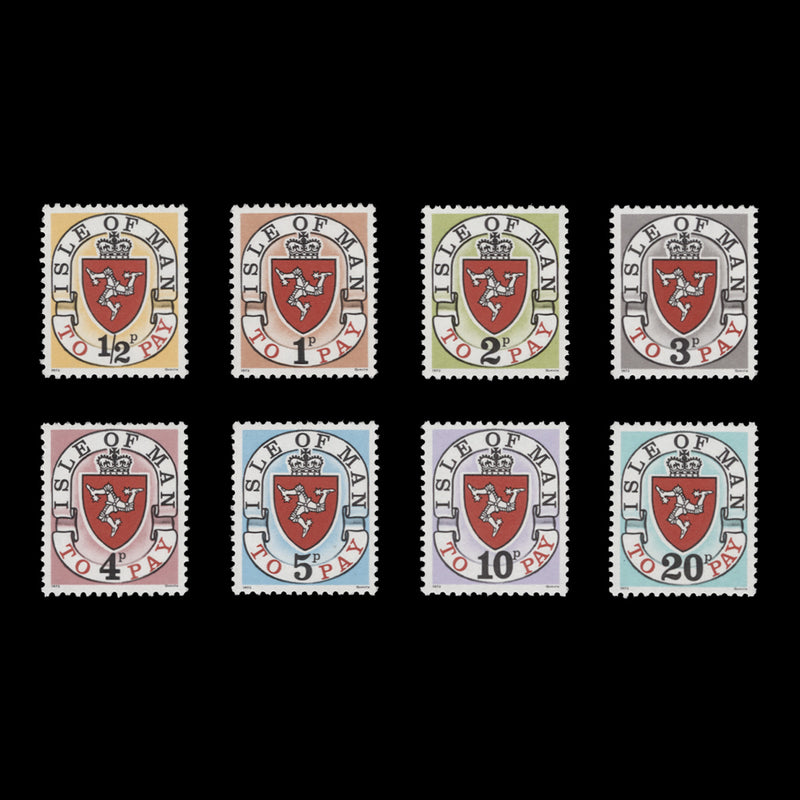 Isle of Man 1973 (MNH) Postage Dues with '1973' imprint