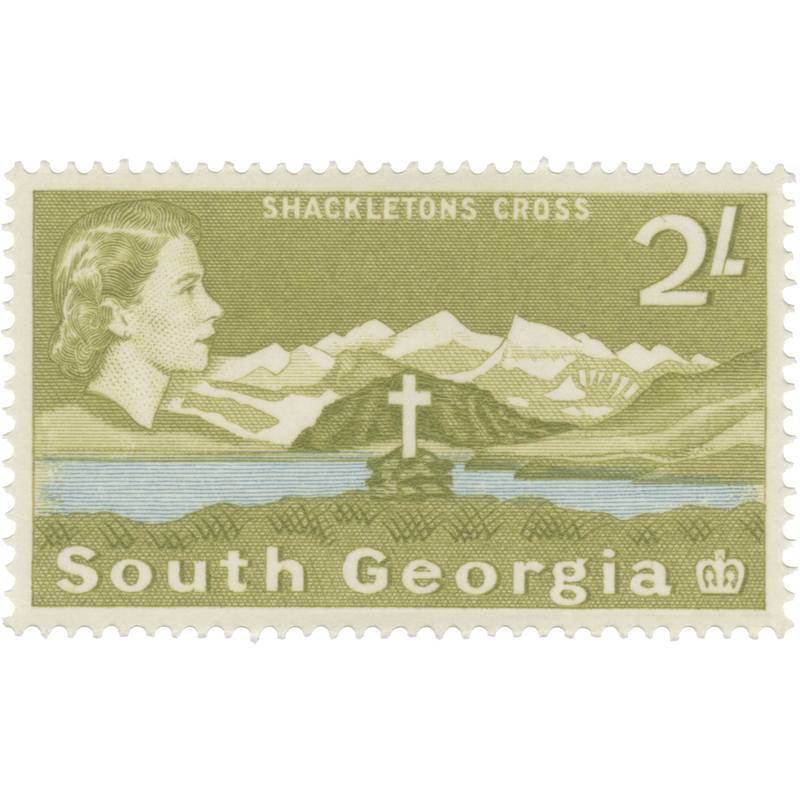 South Georgia 1963 (MNH) 2s Shackleton's Cross