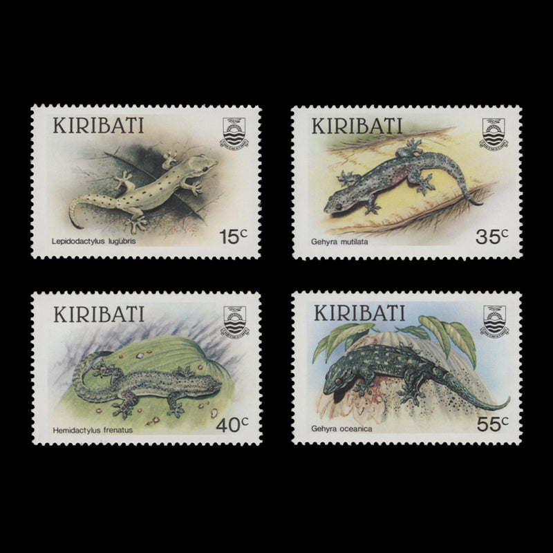 Kiribati 1989 (MNH) Geckos set