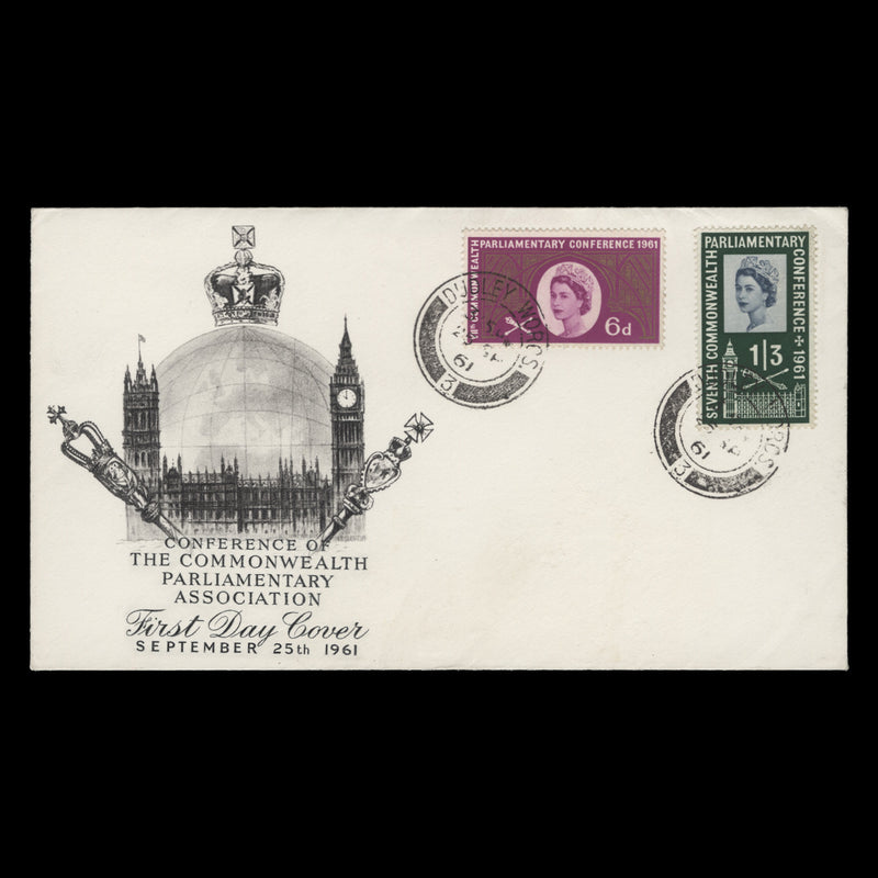 Great Britain 1961 Parliamentary Conference first day cover, DUDLEY