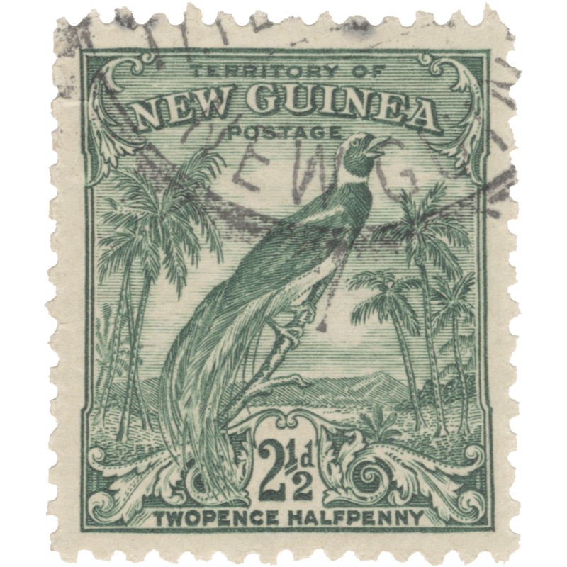 New Guinea 1934 (Used) 2½d Bird of Paradise