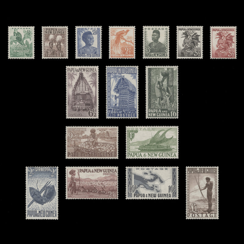 Papua New Guinea 1952 (MLH) Definitives