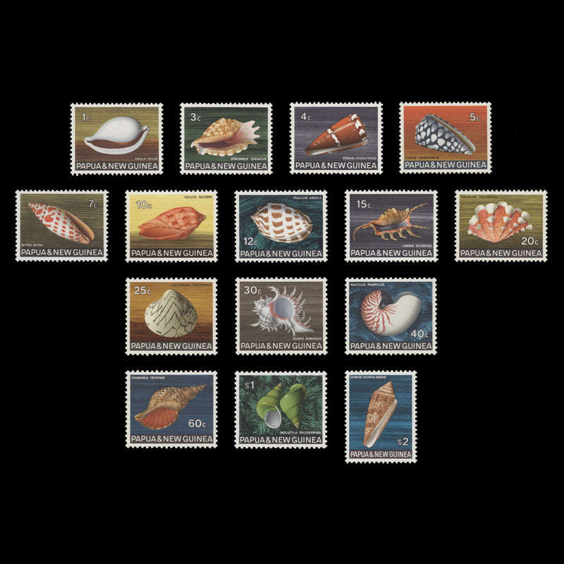 Papua New Guinea 1968 (MNH) Sea Shells Definitives