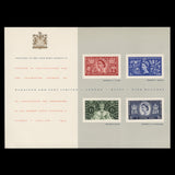 Great Britain 1953 Coronation presentation folder and card