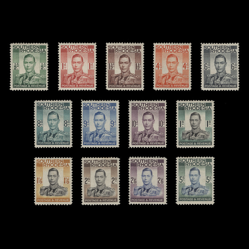 Southern Rhodesia 1937 (MLH) King George VI Definitives