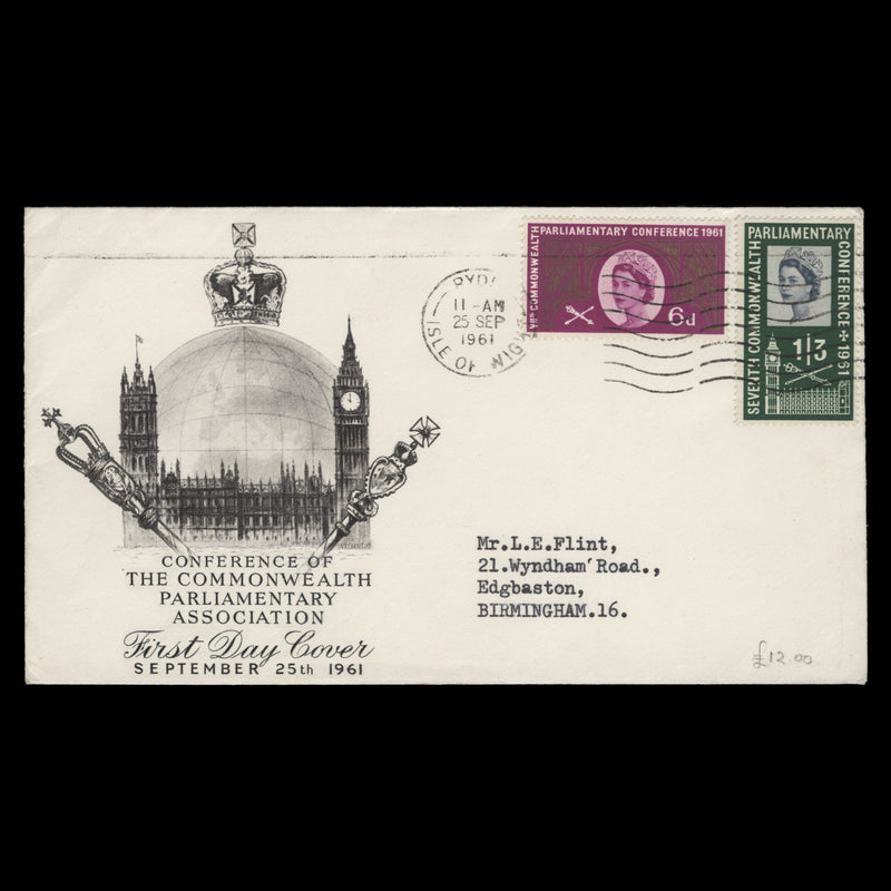 Great Britain 1961 Parliamentary Conference first day cover, RYDE