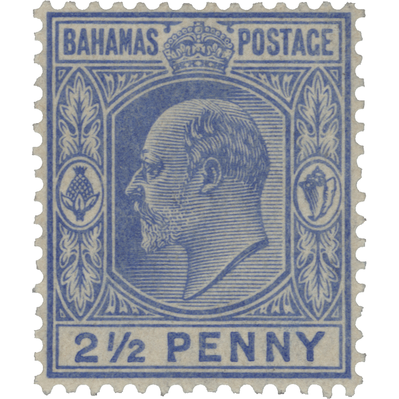 Bahamas 1907 (MNH) 2½d Ultramarine