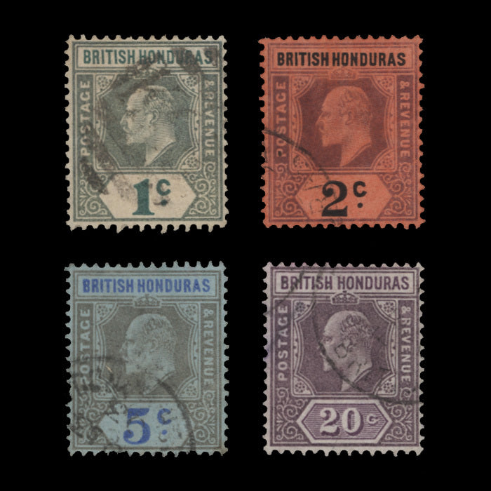 British Honduras 1902 (Used) King Edward VII Definitives