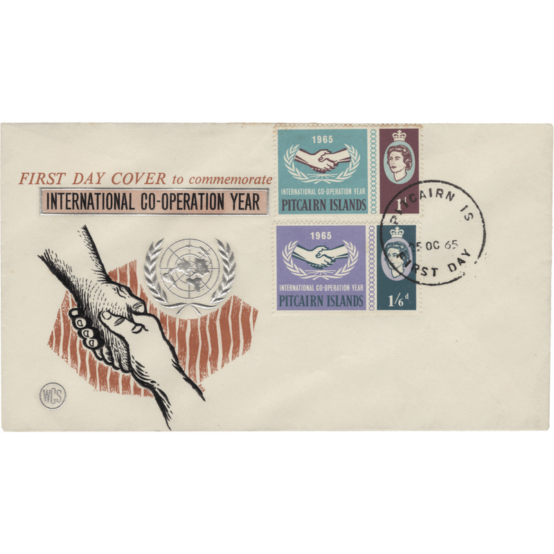 Pitcairn Islands 1965 (FDC) International Co-operation Year