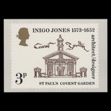 Great Britain 1973 (Unused) Inigo Jones PHQ Card