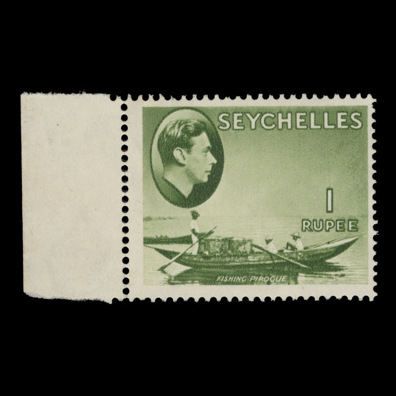 Seychelles 1938 (MLH) R1 Fishing Pirogue