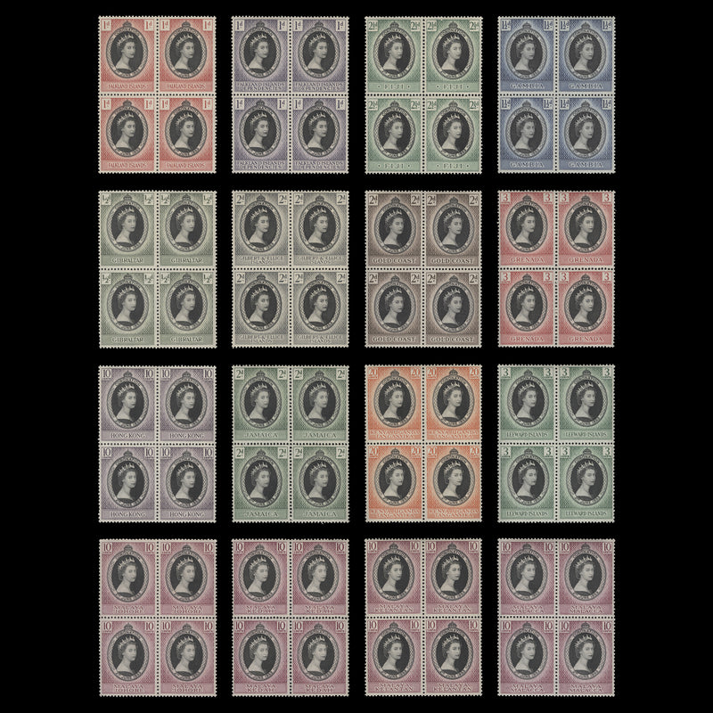 Omnibus 1953 (MNH) Coronation blocks collection