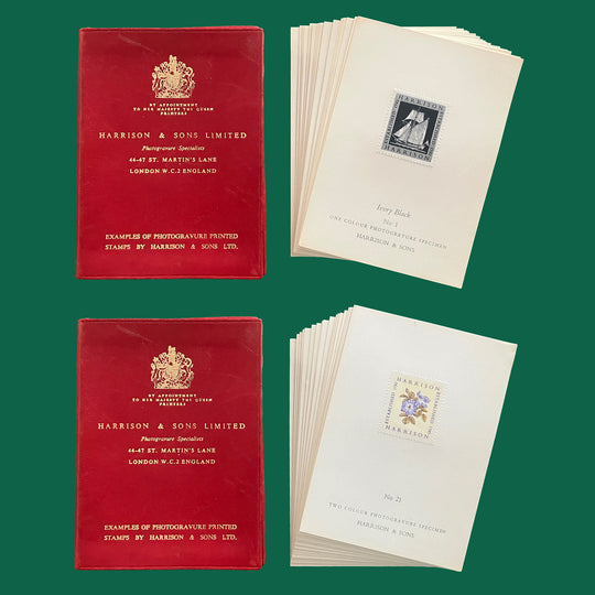 1954 Harrison photogravure specimens wallets