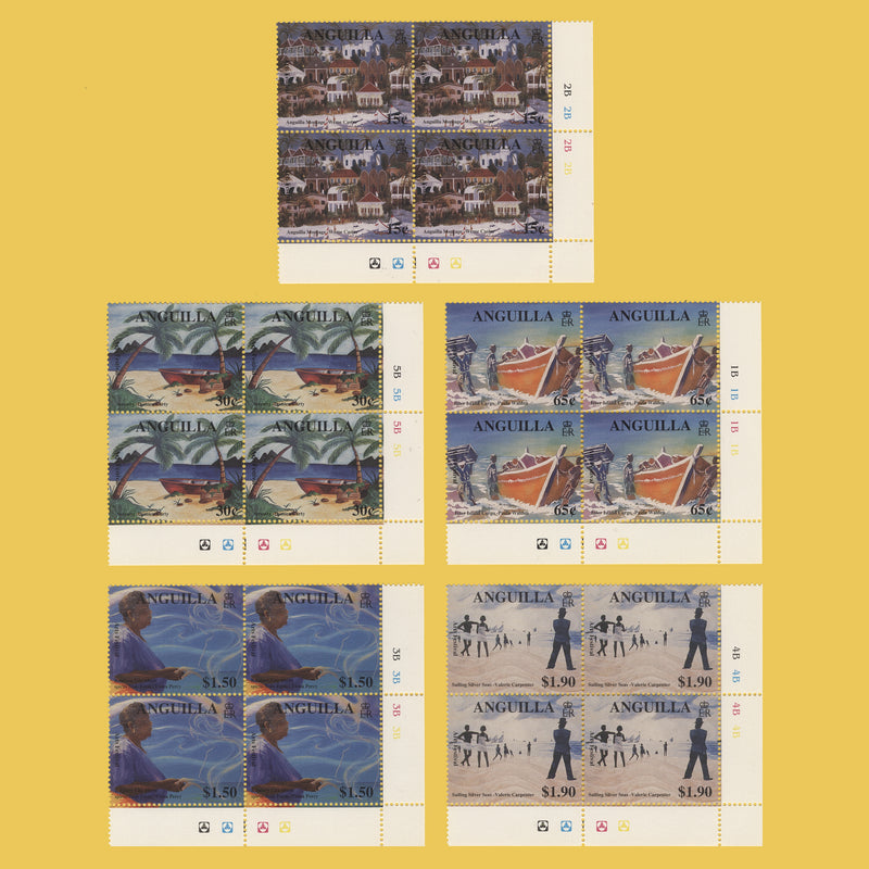 Anguilla 2000 (MNH) International Arts Festival plate blocks