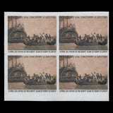 Aitutaki 1989 (Variety) Bicentenary of Discovery miniature sheet progressive proof blocks