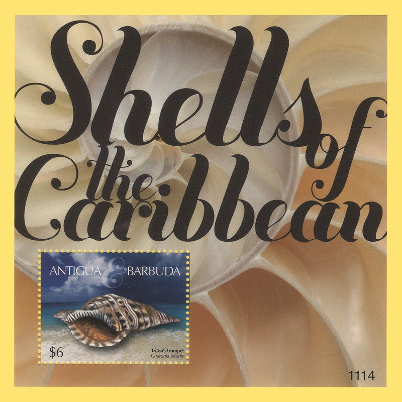 Antigua & Barbuda 2011 (MNH) $6 Triton's Trumpet miniature sheet