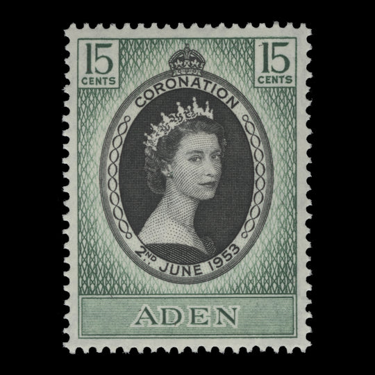 Aden 1953 (MNH) 15c Coronation single