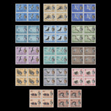 Ascension 1963 (MNH) Birds definitives blocks