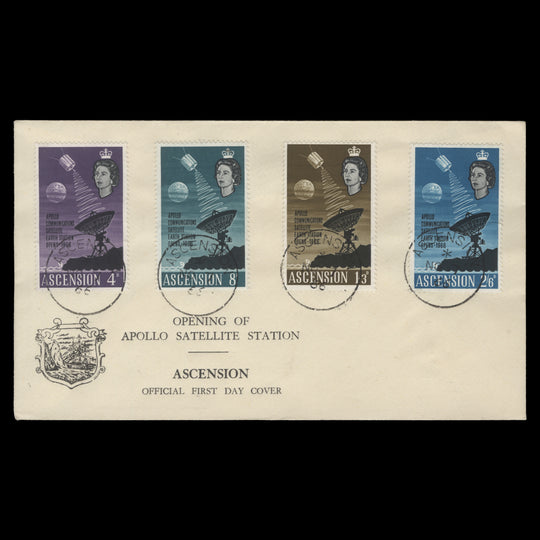 Ascension 1966 Satellite Earth Station first day cover