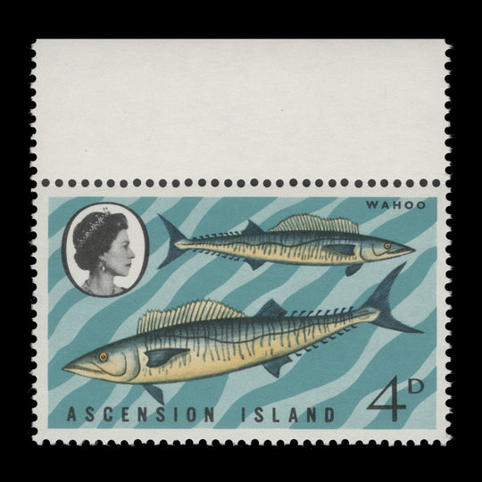 Ascension 1970 (Variety) 4d Wahoo with watermark to right
