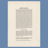 Ascension 1972 Royal Naval Crests miniature sheet on presentation card signed by designer