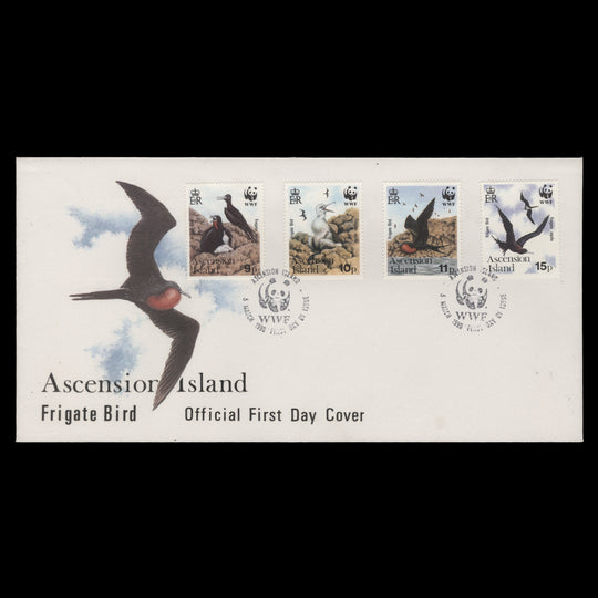 Ascension 1990 Frigate Bird first day cover