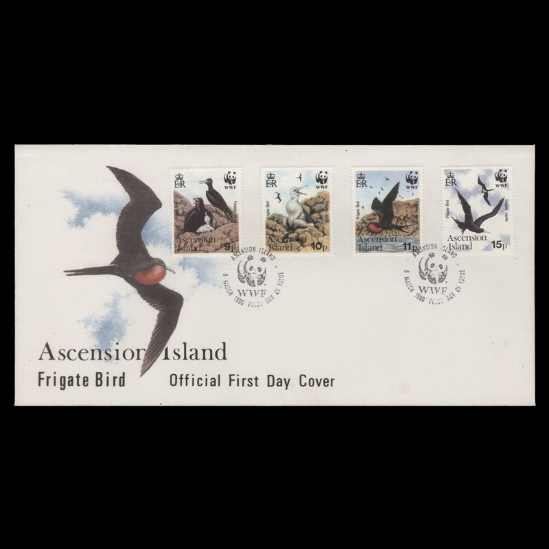 Ascension 1990 Frigate Bird first day cover
