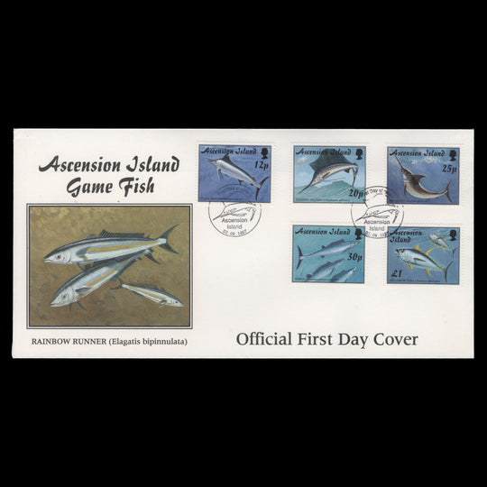 Ascension 1997 Game Fish first day cover