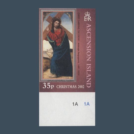 Ascension 2002 Christmas imperforate proof single