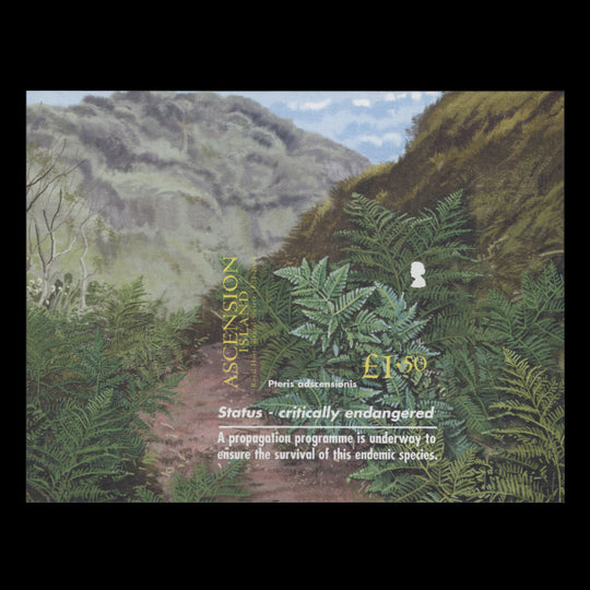 Ascension 2004 Royal Horticultural Society Bicentenary imperforate proof miniature sheet
