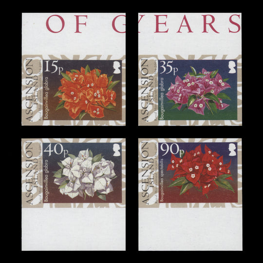 Ascension 2004 Royal Horticultural Society Bicentenary imperforate proof singles