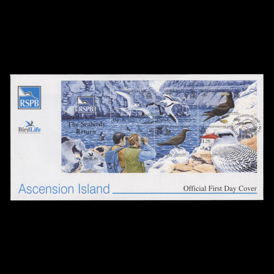 Ascension 2005 Seabirds first day cover