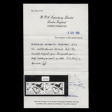 Australian Antarctic Territory 1973 (Variety) 10c Killer Whale Hunting Seals pair with buff missing from one
