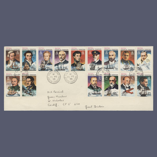 BAT 1973 Antarctic Explorers first day cover, SIGNY ISLAND