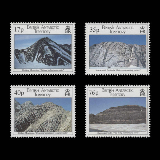 BAT 1995 (MNH) Geological Structures set