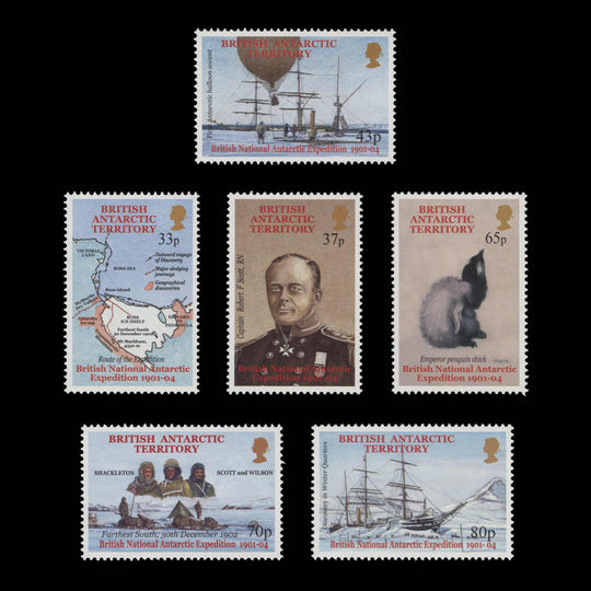 BAT 2001 (MNH) Captain Scott's Expedition set