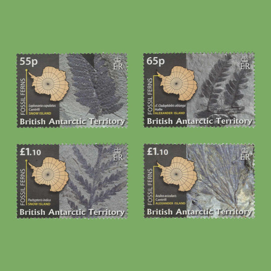 BAT 2008 (MNH) Fossil Ferns set