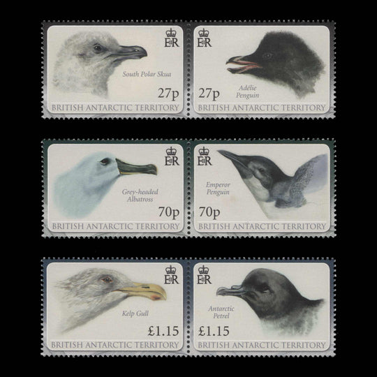 BAT 2010 (MNH) Antarctic Birds set