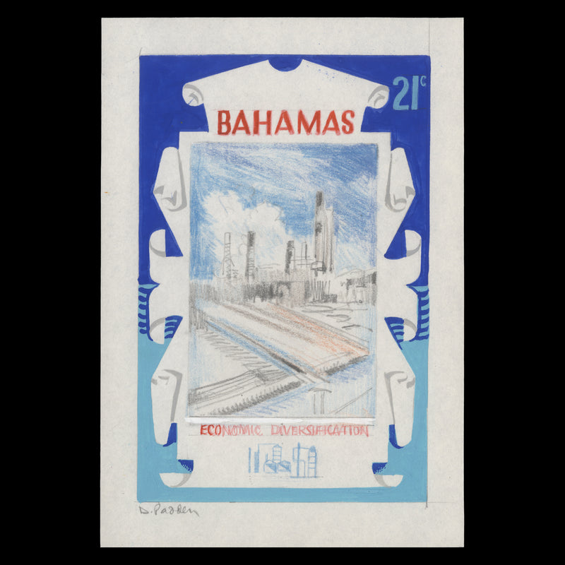 Bahamas 1975 Petrochemical Industries/Economic Diversification essay by Daphne Padden
