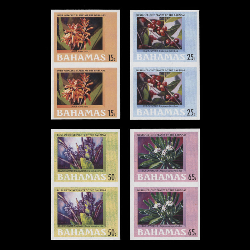 Bahamas 2005 Medicinal Plants imperf proof pairs